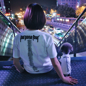 狗狗亲子装泰迪衣服 潮牌宠物夏款T恤薄 法斗比熊雪纳瑞衣服两脚法斗服装