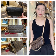 LV Louis Vuitton Новая сумка IVY Majong Старая цепная сумка WOC Подмышки Женская сумка M81911