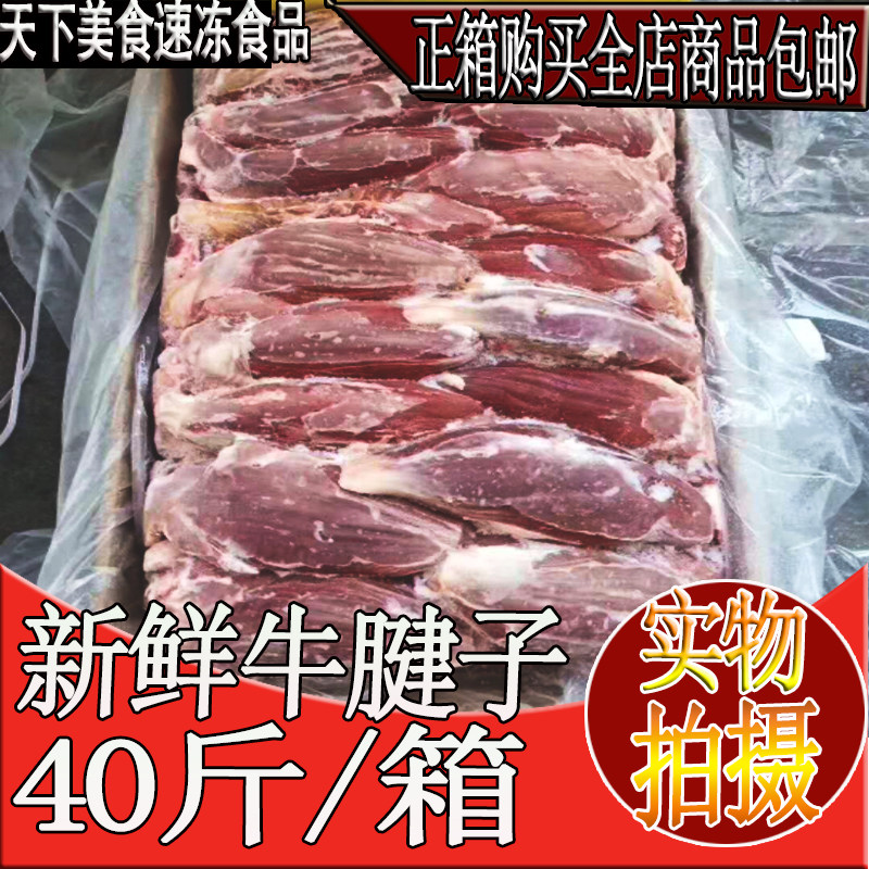 新鲜冷冻牛腱子40斤生牛肉牛前腿肉腱子肉牛腱芯切片牛肉速冻牛肉