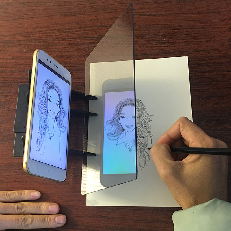现货画画神器临摹台拷贝台手机投影光学绘画拷贝板动漫画手绘工具