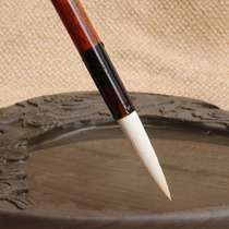 双羊牌毛笔善琏湖笔厂仿古玉兰蕊羊毫毛笔羊毫文房四宝毛笔字国画书法用品中楷毛笔纯羊毫笔墨纸砚楷书国画笔