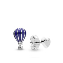 pandora/Pandora hot air balloon and love earrings 298058EN195