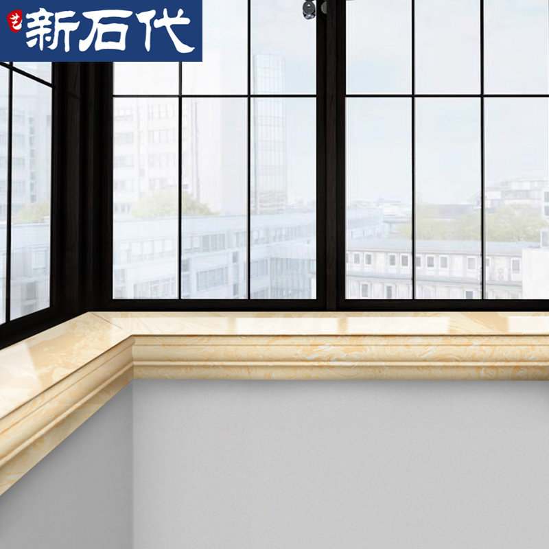 大理石窗套包边窗台板人造石瓷砖窗线条边框仿天然石材新款