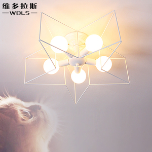 现代简约创意个性灯儿童房灯饰主卧室灯led吸顶灯客厅灯餐厅灯具吸顶灯