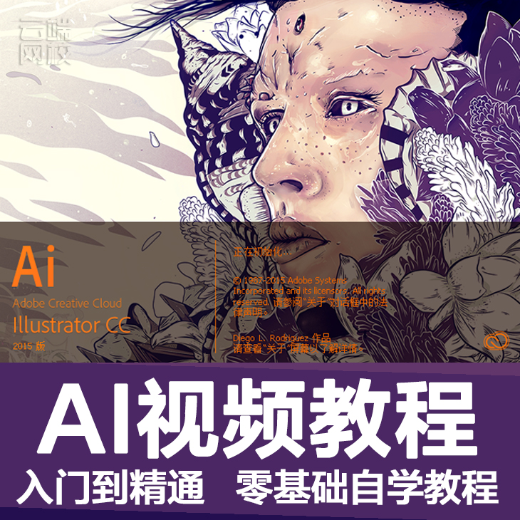 ai教程视频illustrator cs6 cc全套在线教学平面广告设计排版教程