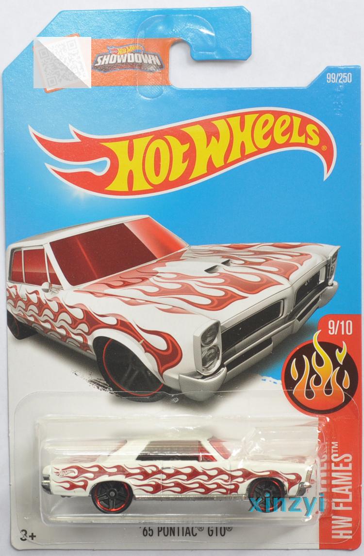 hotwheels风火轮2016年99号 火焰车系列 pantiac gto