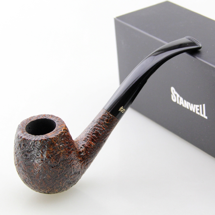 丹麦stanwell史丹威石楠木烟斗golden danish 83棕色喷砂3mm