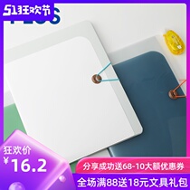日本文具PLUS普乐士文件夹多层a4透明插页袋学生试卷收纳资料册10页