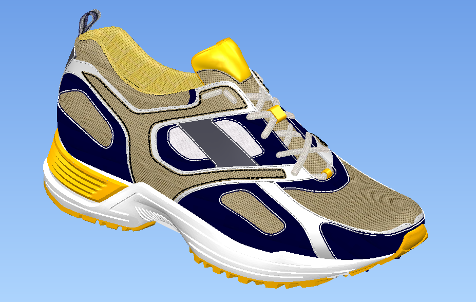 shoemaker鞋样设计软件教程 鞋类设计建模渲染 三维设计指导 配色