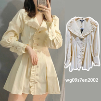WINTY&UR法式复古鹅黄色减龄仙女裙超仙森系连衣裙WG09S7EN2002