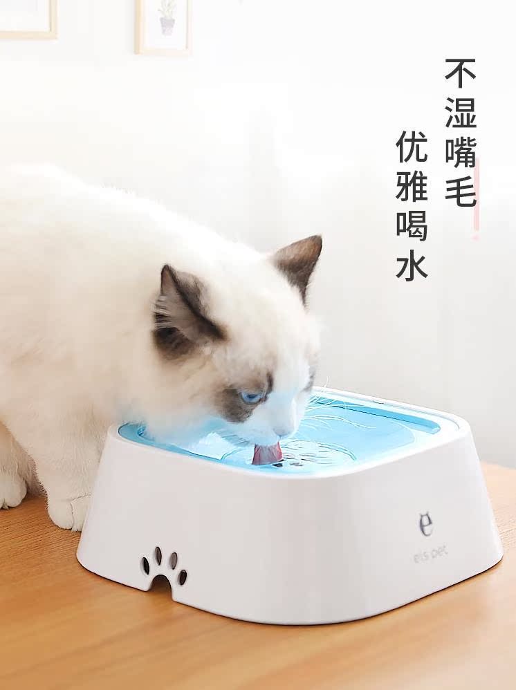 猫咪饮水机流动不插电自制猫咪饮水机猫咪流水饮水机自动循