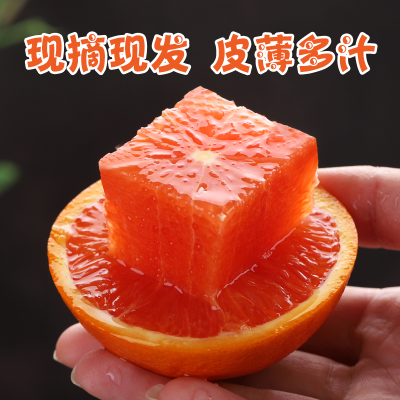 三峡中华红血橙 新鲜水果当季红心脐橙柑橘红肉甜橙手剥橙雪橙