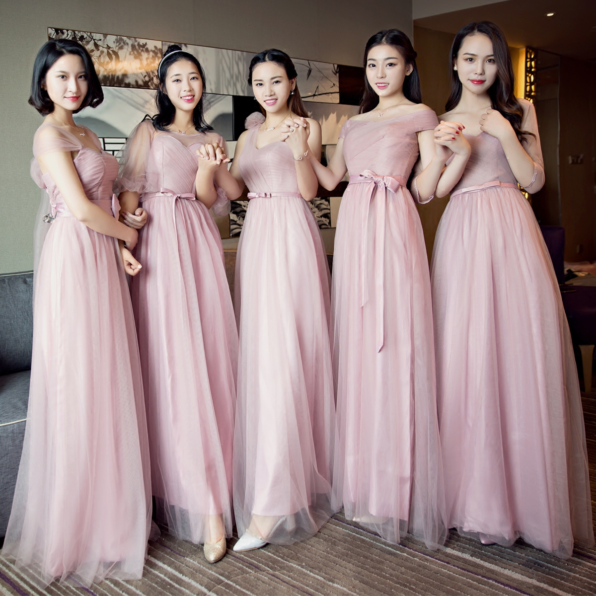 姐妹伴娘敬酒礼服租借|姐妹伴娘敬酒礼服店|姐妹伴娘敬酒礼服出租|图片