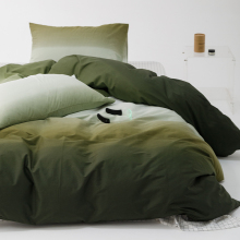 ins градиентный цвет цельная хлопковая кровать 4 комплекта чистый хлопок 100 зеленых одеял общежитие простыни 3 комплекта покрывала скандинавский ветер