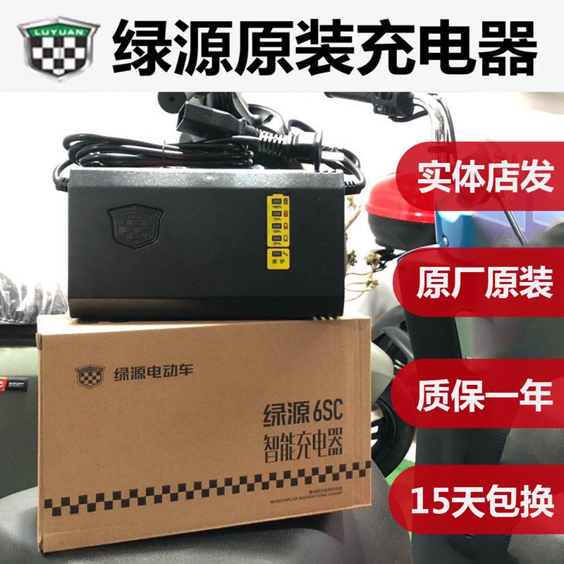 绿源充电器原装电瓶车充电器48v60v72v20e30e-t2t4t电动车配件