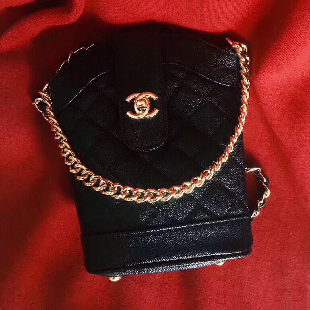 chanel vip 黑金鱼子酱薯条包中古vintage