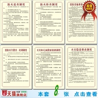 消防安全管理制度车间责任规范工厂海报告示挂