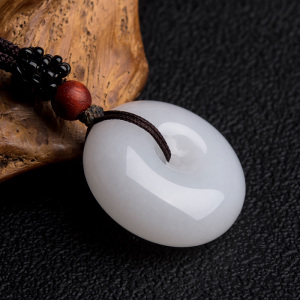 平安扣新疆昆仑子玉天然男女项