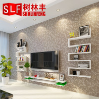 隔板墙上置物架创意架子书架墙背景装饰树形造型隔板特价l型壁挂芜湖注塑模具设计招聘图片