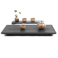 大号天然整块乌金金石石茶小黑茶海功夫茶具家