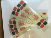 幺地人-胶手工绸布布纹5个头105张扑克幺地人