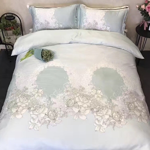 春夏正品田园双面纯天丝四件套冰丝1.8米床单被套1.5床笠床上用品四件套