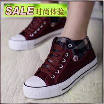 初中女生帆布鞋,学生帆布鞋女生,女生高帮帆布