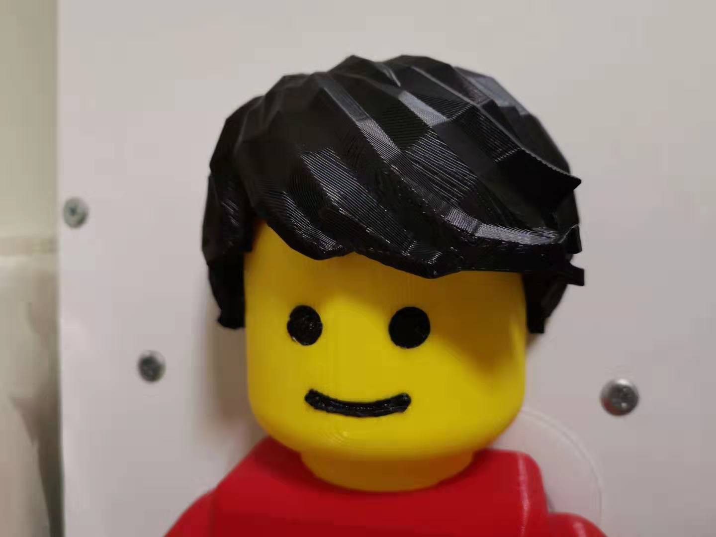 3d打印lego乐高人卷纸厕纸架卫浴头饰配件帽头发面罩头盔不含本体