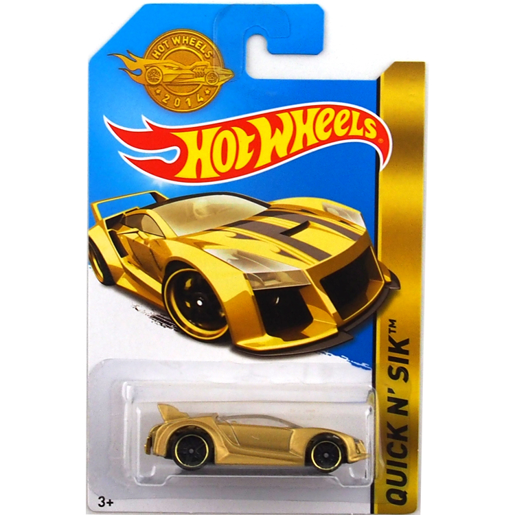风火轮hotwheels 土豪金超级跑车绝版稀有珍藏 金色.