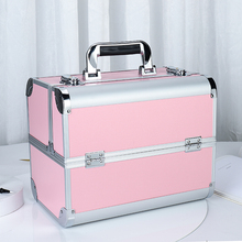Набор инструментов для вышивки большой вместимости косметический ящик профессионал и макияж ресницы сварочный ящик косметика маникюрный чемодан