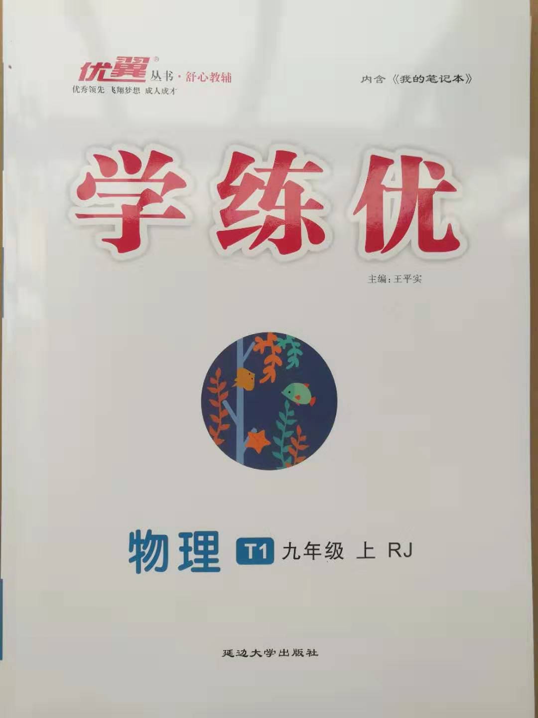 2019学练优物理t1九年级上册rj人教版内含《我的笔记本》和检测卷