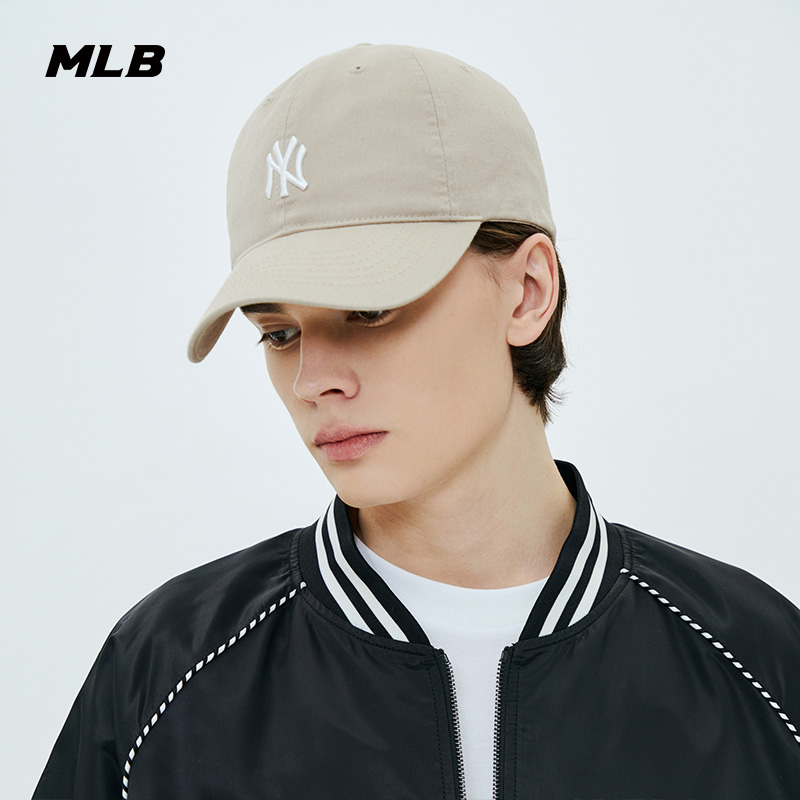 mlb官方 男女帽子ny/la棒球帽复古小logo运动休闲鸭舌帽-32cp77