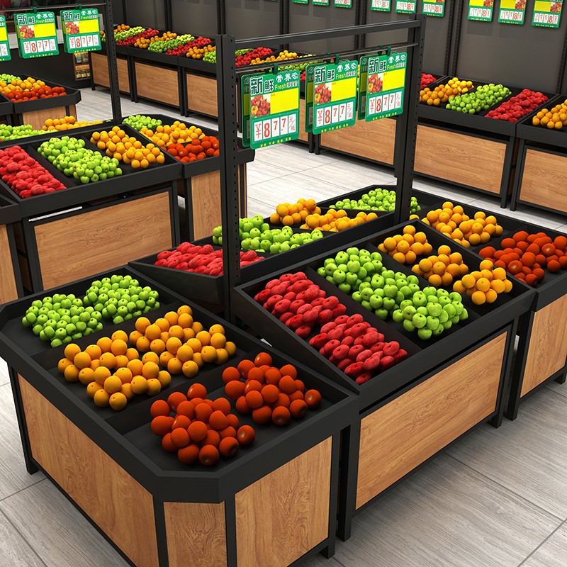 水果架子摆摊用的水果摆放货架便利店生鲜果蔬菜架子水果架多层