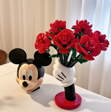 Микки держит вазу, гостиную, рабочий стол, декоративные вставки, креативный дизайн, украшения, милые мультики, ручки, подарки.