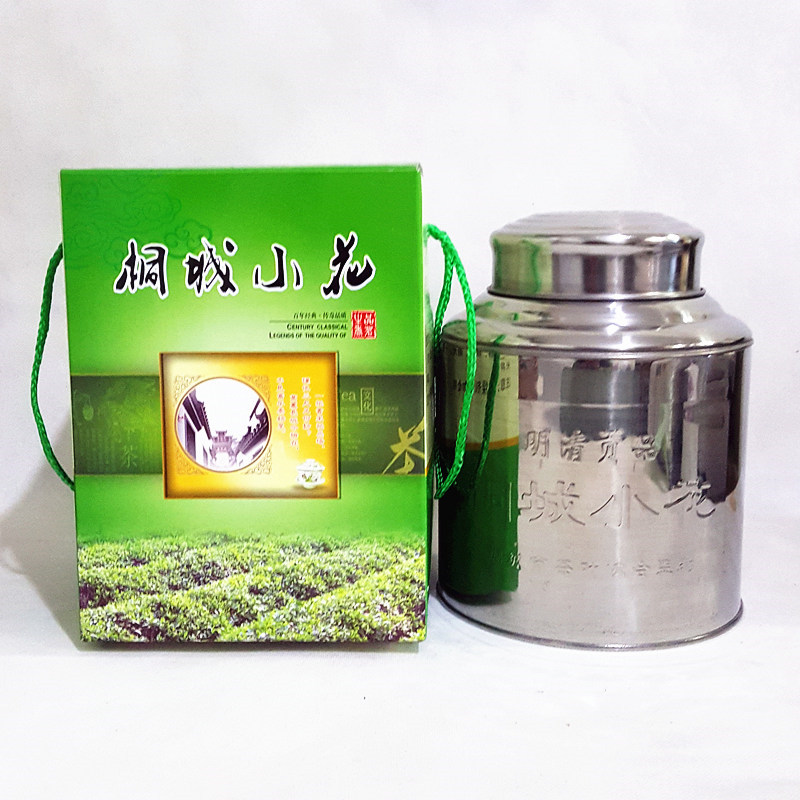 茶叶绿茶桐城小花2018年新茶明后一级正宗龙眠山500g不锈钢罐装