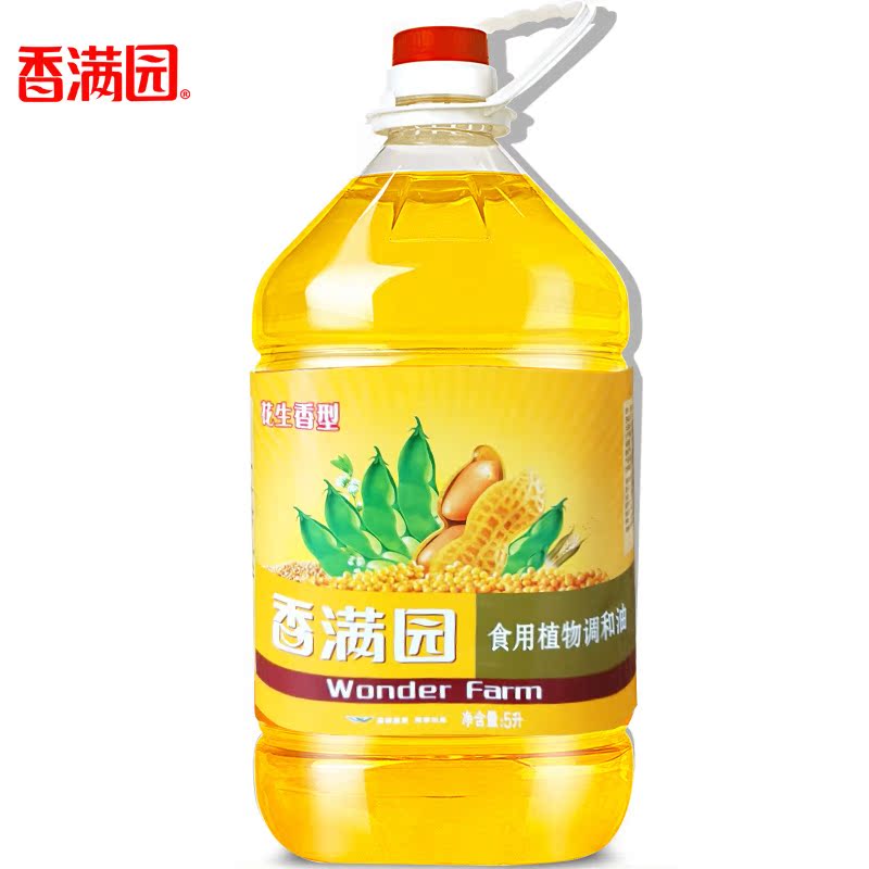 香满园花生香型食用调和油5l