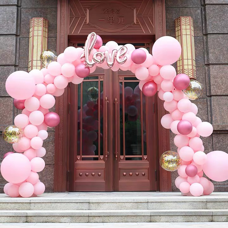 马卡龙气球拱门支架 生日派对装饰汽球门 店铺开业结婚礼门口布置