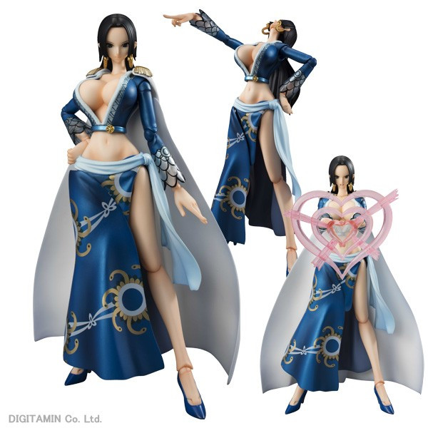 现货megahouse vah 可动手办 海贼王 女帝蓝衣 异色 日版