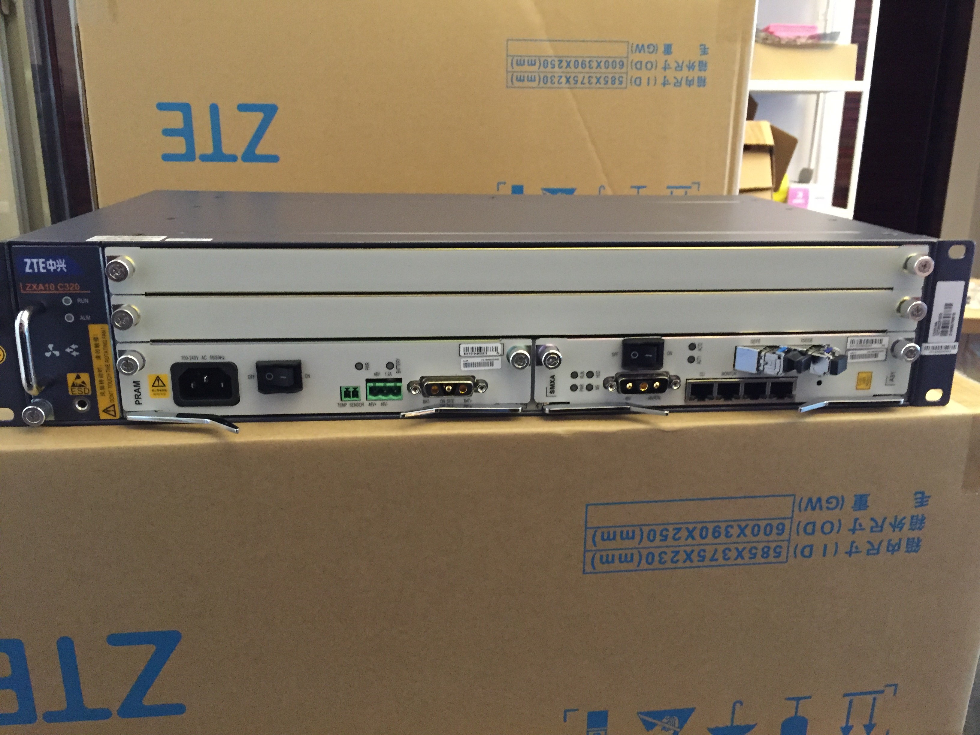 中兴olt zxa10 c320小型机框 epon/gpon 中兴olt局端 交流直流