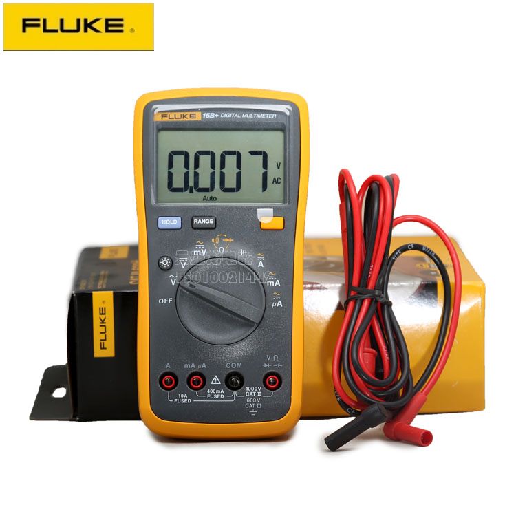 福禄克万用表数字fluke万用表多功能全自动f15b f17b f18b高精度