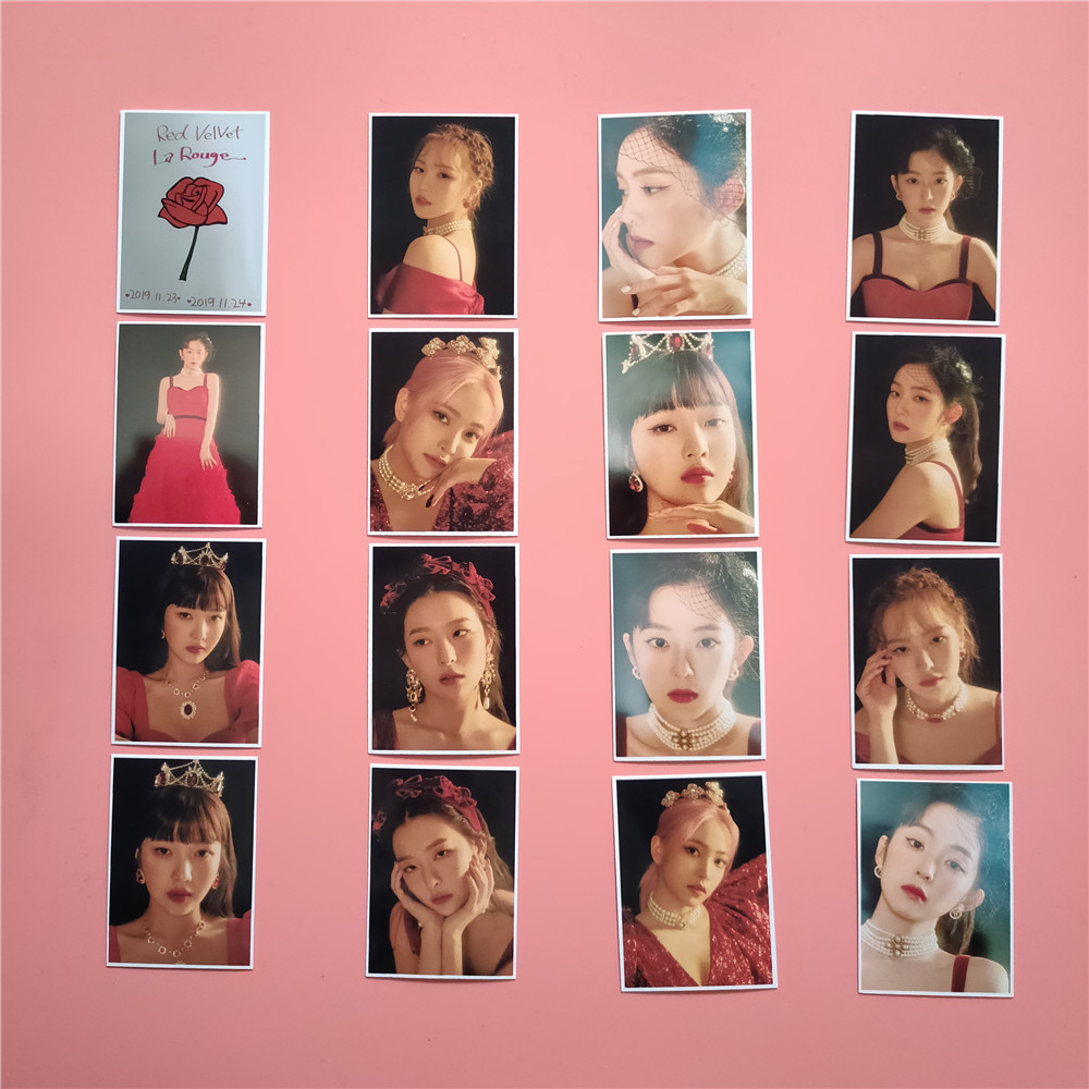 red velvet照片明信片小卡lomo卡la rouge红贝贝seulgi irene周边