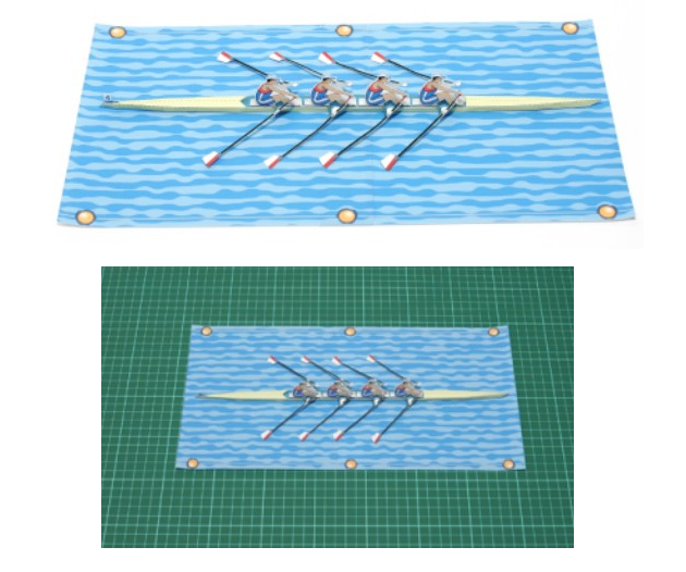 儿童手工折纸diy拼装立体3d纸质模型 运动会体育项目划船龙舟比赛