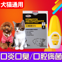 口炎口腔溃疡牙结石宠-猫咪口炎口臭肉芽肿口