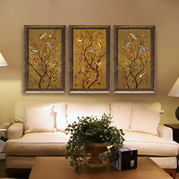 海纯手绘欧式有框画客-框挂画面包房面馆壁画