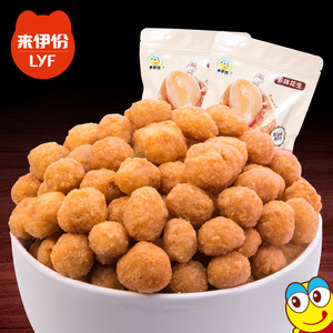 188-100来伊份多味花生186g 坚果炒货 休闲零食 微辣怪味花生坚果