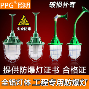 LED防爆灯 隔爆型车间厂房仓库加油站照明灯具工矿灯工程吊杆灯罩防爆灯