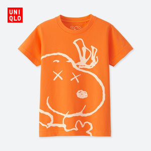 童装/男童/女童 (UT) KAWS X PEANUTS印花T恤(短袖) 402329优衣库男童T恤