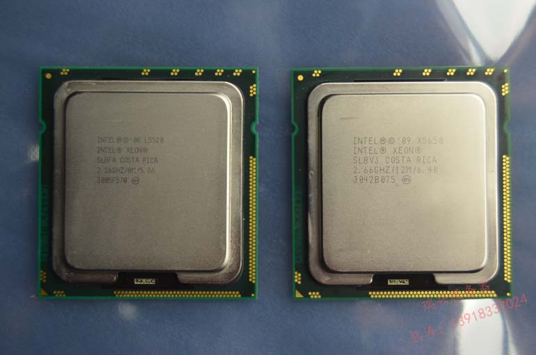 intel xeon l5520 e5620 e5645 x5650 x5675 x5680 1366针 cpu