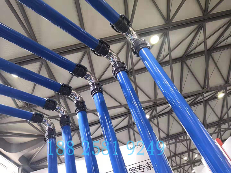 铝合金压缩空气管道 阳极氧化铝合金管 空压机超级管 厂房气管