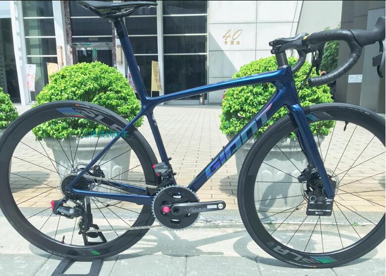 2020giant捷安特tcr advanced sl1 disc电变24速碟刹功率计公路车